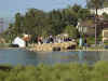 Visitors Tour the Rowena Reservoir